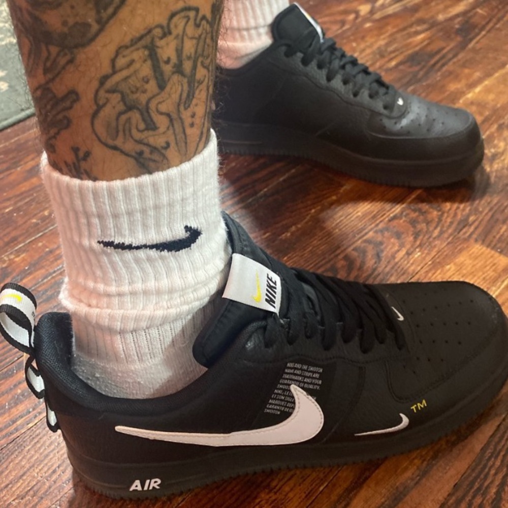 BLACK AIR FORCE 1 UTILITY